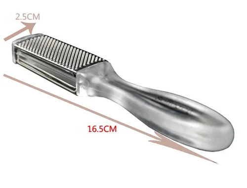 Miniatura 2 de Hiibaby® Pedicura del removedor de piel seca muerta dura del pie del pie del metal de la manija clara del callo del archivo 2 del callo