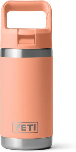 Miniatura 18 de YETI Rambler Jr. - Botella de 12 onzas para niños, con tapa con pajilla Rojo rescate