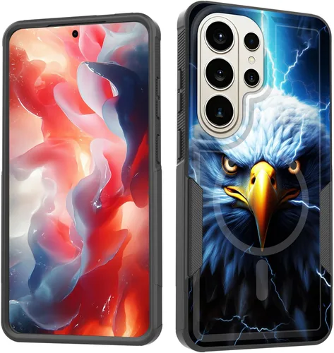 Miniatura 79 de Funda magnética para Galaxy A16 5G, [compatible con MagSafe] [protección contra caídas de grado militar] Funda resistente a prueba de golpes