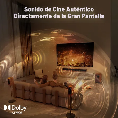 Miniatura 5 de Sistema de sonido envolvente 5.3.4 insignia con Dolby Atmos, barra de sonido con 2 envolventes inalámbricos, tecnología de acoplamiento de graves