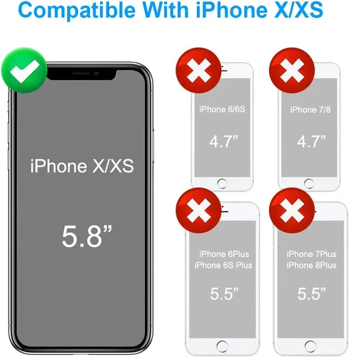 Miniatura 6 de Mitywah - Funda impermeable compatible con iPhone X/XS, [Cubierta protectora de cuerpo completo] con [protección de pantalla integrada]