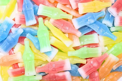 Miniatura 2 de Botella de cera de caramelo de 1 libra – Botella de jugo de cera nostálgica retro – Una bolsa a granel