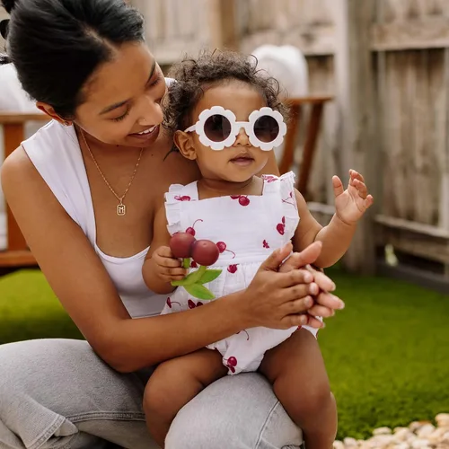 Miniatura 8 de Burt's Bees Baby Mameluco para bebé, 100% algodón orgánico, traje corto de una pieza para niñas recién nacidas a 24 meses