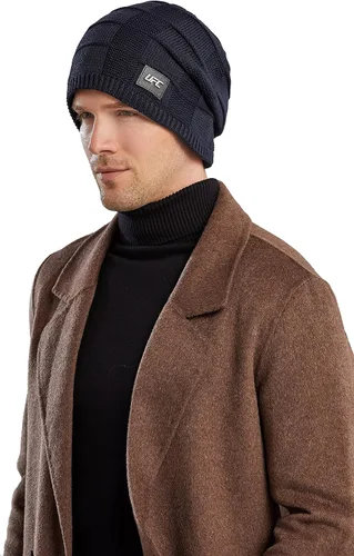 Miniatura 2 de Runtlly Gorro de invierno para hombre con forro