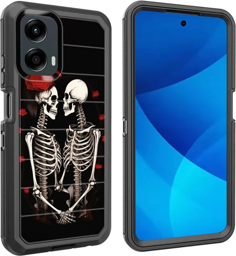 Miniatura 74 de Funda para Moto G Play 4G 2024, cuerpo completo, protección contra caídas, resistente, 3 capas, militar, resistente, duradera, para Motorola Moto G