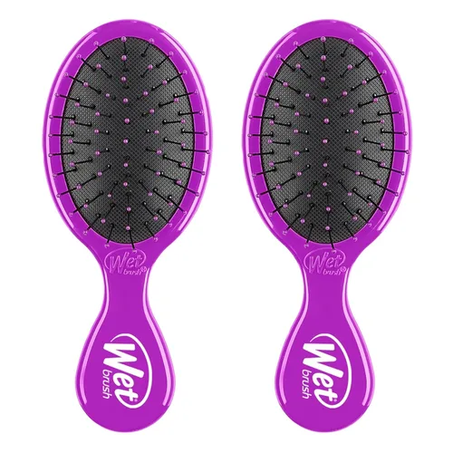 Miniatura 11 de Wet Brush - Cepillo desenredante Squirt, exclusivo de Amazon color aguamarina, mini desenredante, cerdas IntelliFlex ultrasuaves sin enredos