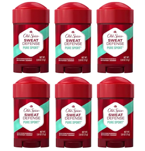 Old Spice Antitranspirante 2.6 onzas Pure Sport+ Soft Solid (paquete de 6)
