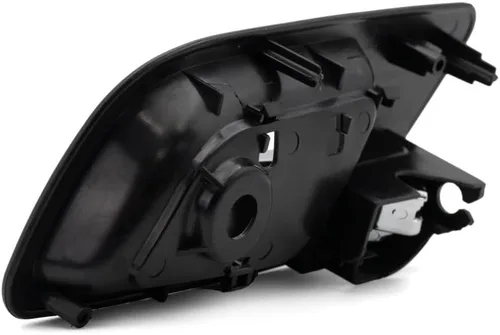 Miniatura 6 de Para GMC Yukon XL 1500 Manija de puerta interior trasera, bisel negro del lado del conductor con palanca cromada 2007-2014 Recorte: SLE/SLT/Denali