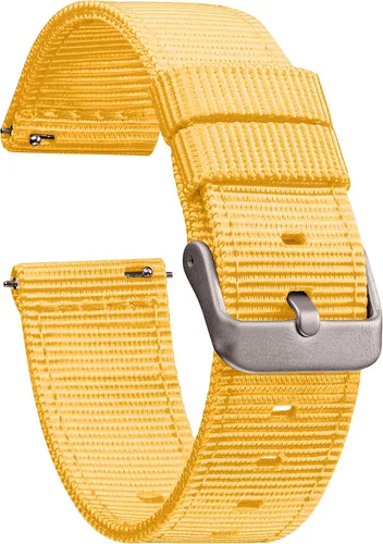 Miniatura 14 de GadgetWraps Correa de reloj de nailon con pasadores de liberación rápida compatible con Gizmo Watch, Samsung, verde esmeralda guijarro, 0.787 in