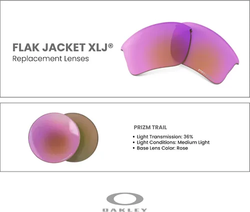 Miniatura 3 de OAKLEY Original Flak Jacket XLJ OO9009 Replacement Lenses For Men For Women+ Bundle Microfiber Pouch -FRAMES NOT INCLUDED