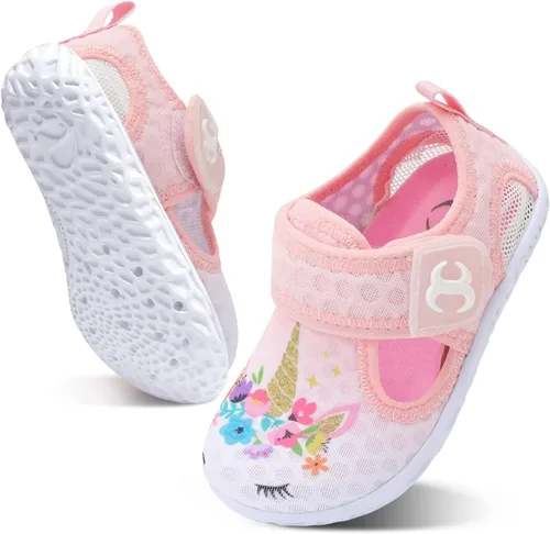 Miniatura 2 de Scurtain Zapatos de agua para niños pequeños, calcetines acuáticos de secado rápido para bebés, niños y niñas, zapatos de playa, zapatos de natación