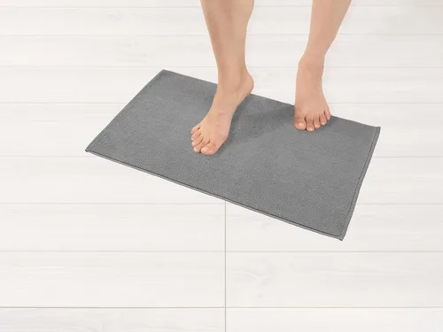 Miniatura 43 de American Soft Linen - Alfombra de baño antideslizante, 100% de algodón, 17 x 24 pulgadas, alfombras de baño lavables, tapetes peludos, color beige
