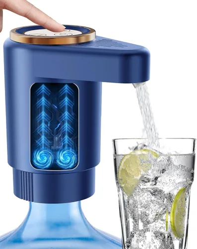 Miniatura 13 de Bomba de botella de agua, dispensador de agua eléctrico portátil para botellas de 5 galones, carga USB, interruptor automático, batería recargable