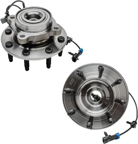 Miniatura 32 de Detroit Axle - Bujes de rodamiento de rueda delantera 4WD para Chevy GMC Silverado Sierra 2500 3500 HD 20-23 [SRW] 2020 2021 2022 2023 Reemplazo
