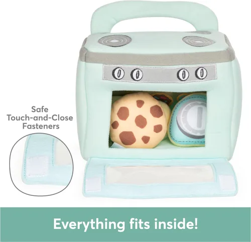 Miniatura 6 de Baby GUND My First Baking - Juego de peluche con sonidos, sonajero, chirridos y arrugas, juguete sensorial de felpa ultrasuave para bebés y recién
