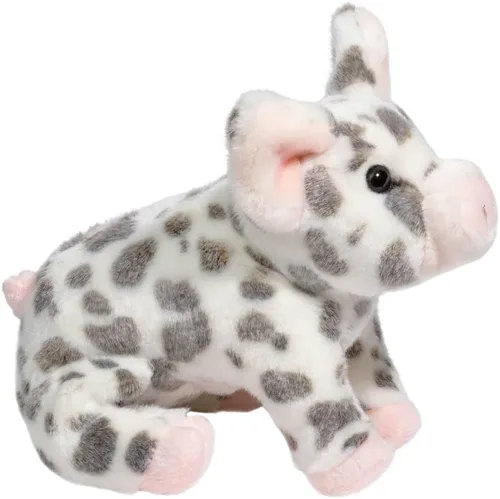Miniatura 7 de Douglas Pequeño animal de peluche de cerdo manchado Pauline