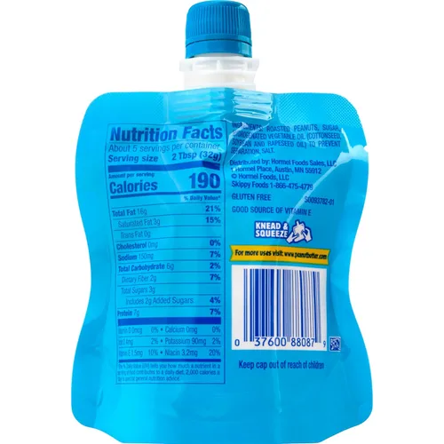 Miniatura 2 de SKIPPY Squeeze - Mantequilla de maní cremosa, 6 onzas (paquete de 6)