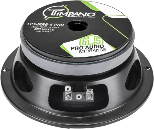 Miniatura 4 de Timpano 6.5 Pulgadas Altavoz de Rango Medio Superficial 500 Vatios de Potencia Máxima TPT-MR6-4 PRO, 6.5 Altavoces de Rango Medio 4 Ohm Montaje