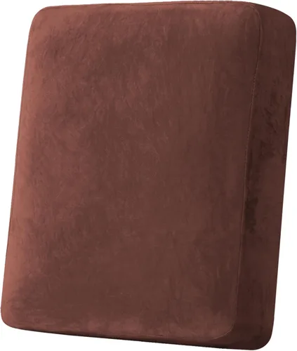 Miniatura 140 de H.VERSAILTEX - Funda de terciopelo elástica y afelpada para protección de cojines de sofá biplaza, silla o sofá, 2 piezas, tamaño grande, color gris