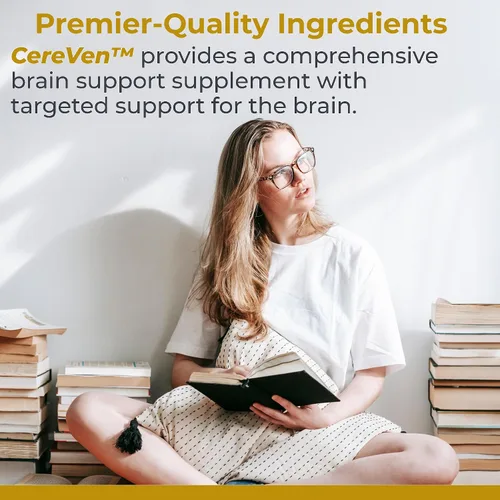 Miniatura 3 de Premier Research Labs CereVen - Suplemento cerebral herbario para memoria y concentración con Rhodiola Rosea, suplemento de Rhodiola Rosea