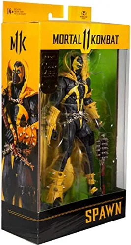 Miniatura 2 de McFarlane Toys Figura de Mortal Kombat 11 Spawn de 7 pulgadas: Curse of Apocalypse, 22 piezas móviles, base de soporte de coleccionista, a partir