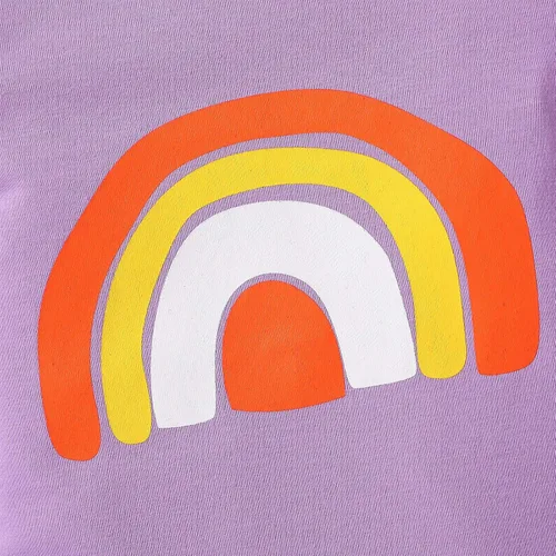 Miniatura 5 de Newborn Infant Baby Girls Clothes Bodysuit Girl Print Infant Baby Romper Boy Sleeve Short Rainbow Princess