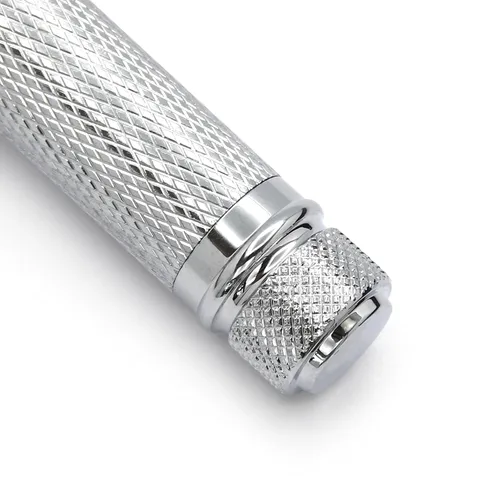 Miniatura 5 de Máquina de afeitar de doble filo., (Short Handle), corto, Moleteado