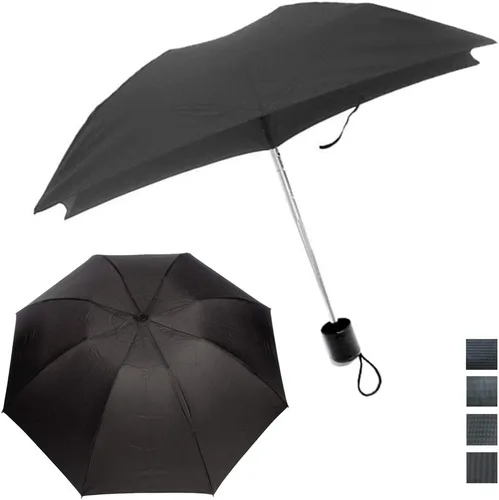 Miniatura 2 de 1 mini paraguas compacto plegable portátil negro super luz protección UV