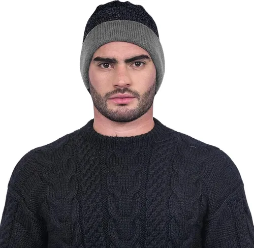 Miniatura 2 de Gamboa Sombrero de alpaca para hombres y mujeres, gorros de invierno de lana cálida peruana