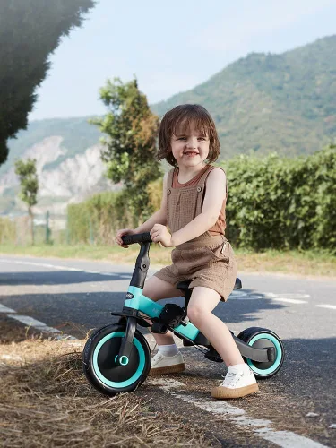 Miniatura 4 de newyoo Triciclos para niños pequeños de 1 a 3 años, bicicleta de equilibrio para bebés, regalo de Navidad y cumpleaños para niños y niñas, triciclo