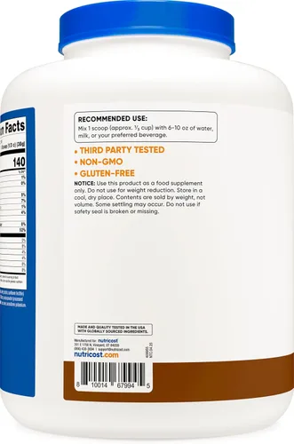 Miniatura 4 de Nutricost - Aislado de proteína de suero (Mocha) 5 libras - Sin gluten y sin transgénicos