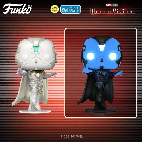 Miniatura 3 de Funko Pop WandaVision The Vision Glow in the Dark Edición especial