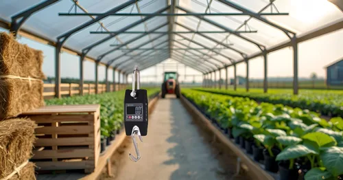 Miniatura 7 de Klau - Báscula digital de pescado, grúa industrial de 661.4 lbs/600 libras, color negro Sensor de alta precisión, escala colgante, para la caza