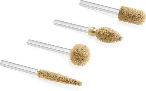 Miniatura 2 de Kutzall Kit de fresas rotativas de 4 piezas - Eje de 1⁄8", Fino - Brocas de tallado de madera para Dremel, Foredom, Ryobi, DeWalt, Milwaukee Tools