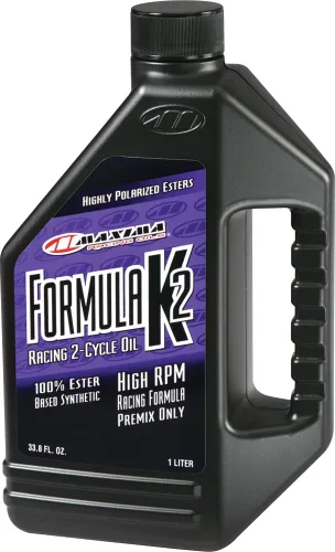 Miniatura 6 de Maxima Racing Oils 22964-4PK Fórmula K2 Aceite sintético de carreras de 2 tiempos, premezcla en botella de 64 onzas, paquete de 4