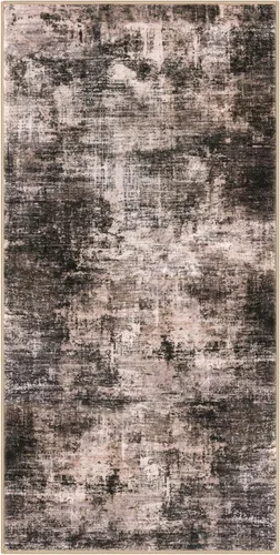 Miniatura 1110 de IOHOUZE Alfombra abstracta lavable de 3 x 12 pies para pasillos, antideslizante para cocina, camino de entrada de lana sintética para interiores