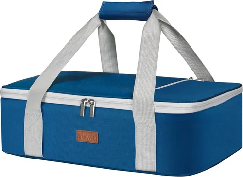 Miniatura 11 de Lifewit - Porta ollas aislada para alimentos calientes o fríos, olla con tapa y estuche de transporte, soporte para lasaña para fiestas de comida