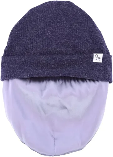 Miniatura 82 de Gorro de punto para recién nacido, para niños y niñas, con forro de satén sedoso, gorro para niños pequeños