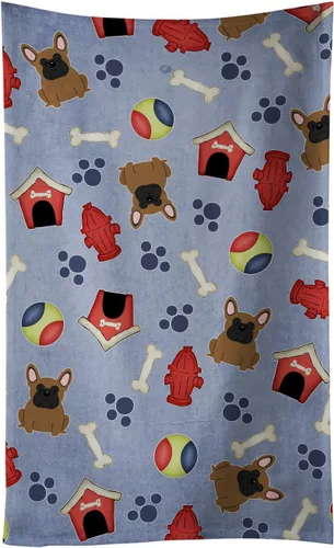 Miniatura 136 de Caroline's Treasures BB2654KTWL Dog House Collection Airedale - Toalla de cocina para invitados, toalla de baño decorativa para cara, té, paño
