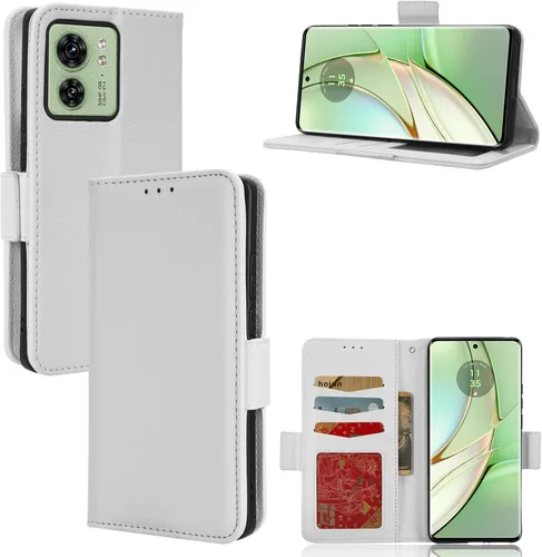 Miniatura 242 de Funda de piel sintética compatible con Motorola Moto E22 4G, funda de piel sintética compatible con Motorola Moto E22i 4G, color negro