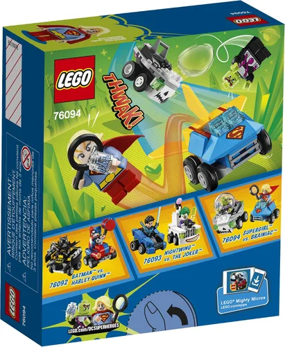 Miniatura 5 de LEGO DC Super Heroes Mighty Micros: Supergirl vs. Brainiac 76094 Kit de construcción (80 piezas)