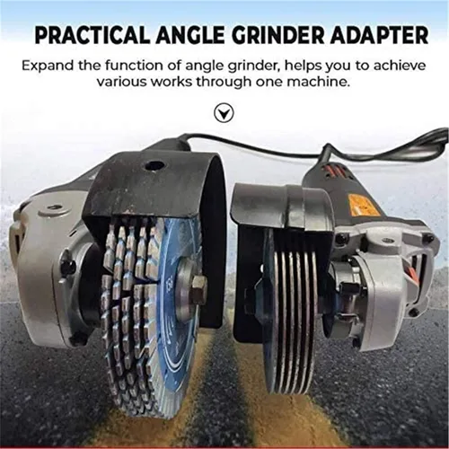 Miniatura 3 de Amoladora angular a máquina ranuradora, convertidor adaptador de taladro de tornillo, cabezal de conversión M10/M14 para máquina ranuradora variable