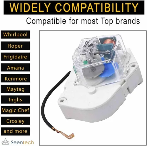 Miniatura 2 de Seentech W10822278 Temporizador de descongelación para refrigerador fácil de instalar, compatible con refrigeradores y congeladores Whirlpool