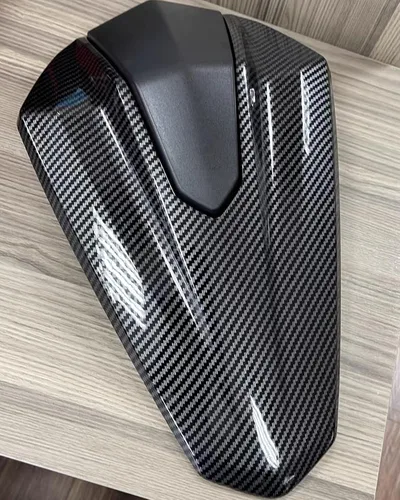 Miniatura 3 de Para Ninja 400 Z400, accesorios de motocicleta, cubierta trasera para asiento de pasajero trasero (grano de carbono)
