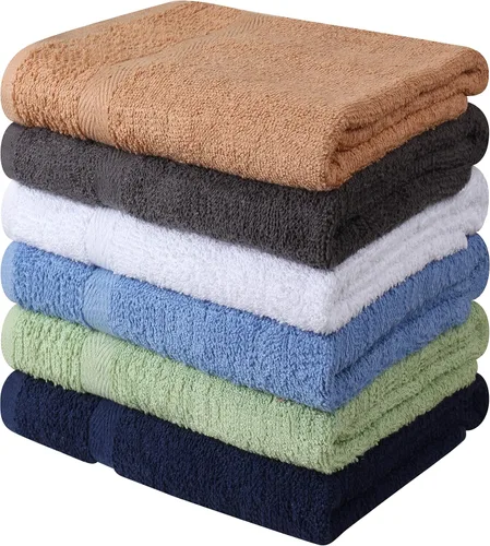 Miniatura 16 de Towel and Linen Mart - Juego de 4 toallas de baño, color beige, tacto suave, lujoso, secado rápido, extra absorbente, 100% algodón hilado en anillo