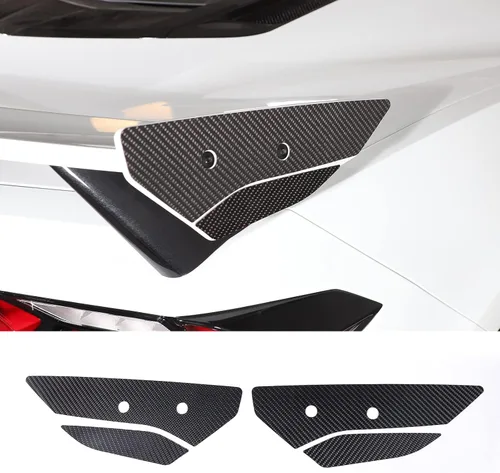 Miniatura 9 de Tapa de fibra de carbono para maletero compatible con Corvette C8 Stingray Z06 Z51 2020 2021 2022 2022 2023 (para techo trasero de automóvil)