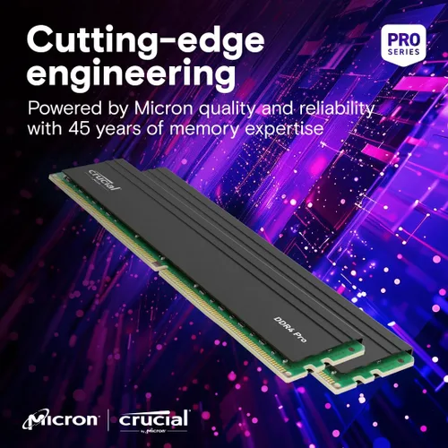 Miniatura 6 de Crucial Pro CP2K32G4DFRA32A - Kit de memoria RAM DDR4 de 64 GB (2x32GB), 3200MHz (o 3000MHz o 2666MHz) para escritorio, compatible con Intel y AMD