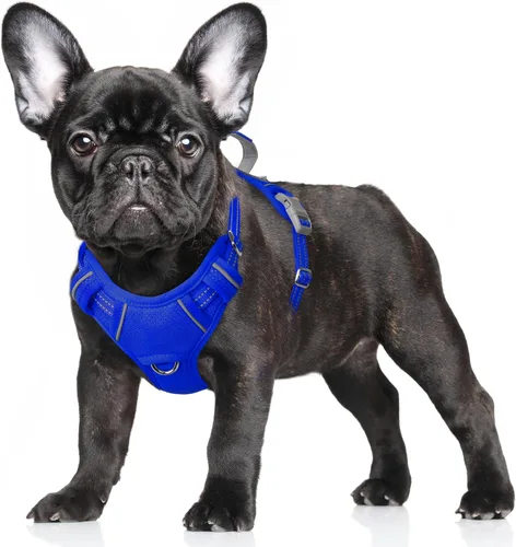 Miniatura 13 de BARKBAY Arnés para Perro Sin Tirones Talla Grande Arnés Reflectante para Perro con Clip Frontal y Asa de Control Fácil para Caminar Entrenar Correr