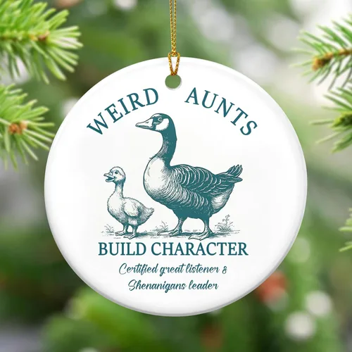 Miniatura 9 de TEEZWONDER Adornos Navideños Regalos para Mujeres Hombres - Adornos Navideños de Cerámica 2025 para Decoraciones de Árbol - Rellenos de Calcetín