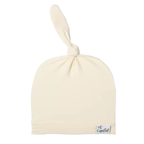Miniatura 5 de Copper Pearl Gorro de bebé con nudo superior elástico suave Lennon